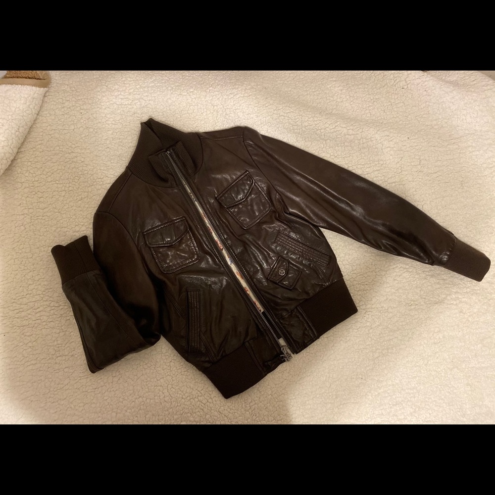 Miss Top Gun Women’s Leather Jacket